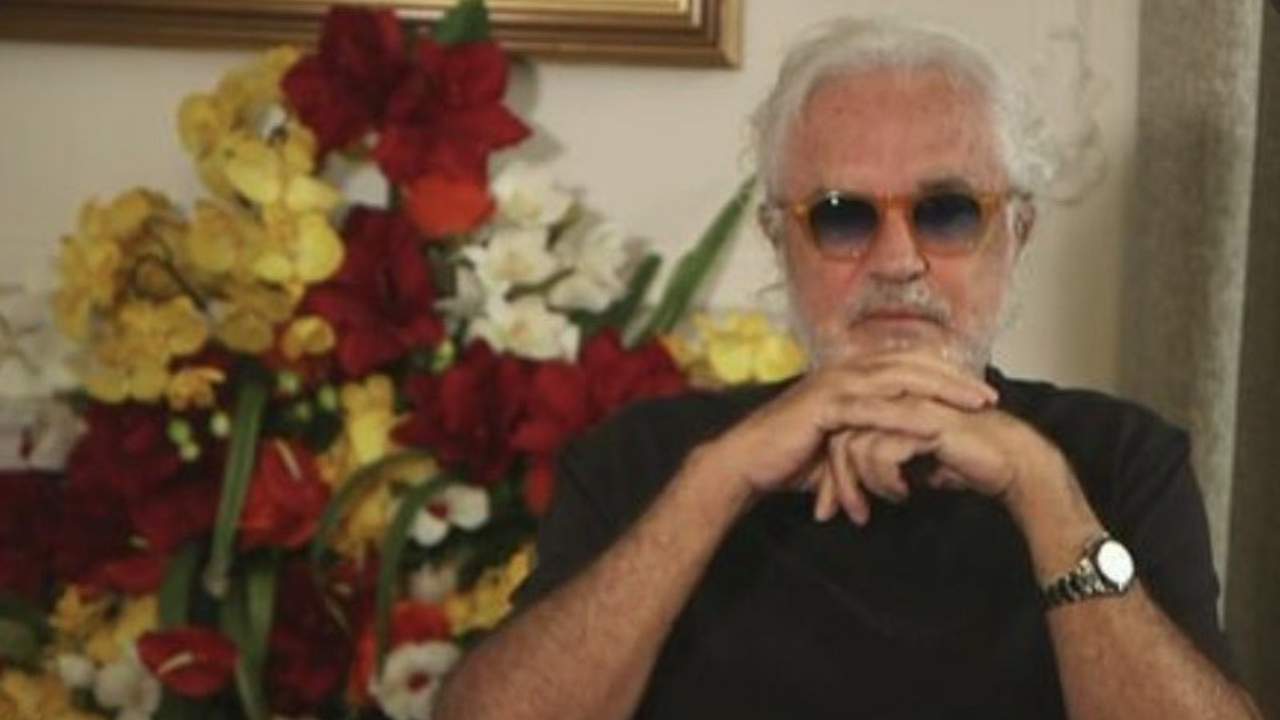 Flavio Briatore imbronciato